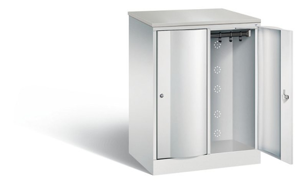 C+P locker Resisto, H1077xB772xD540mm, kleur: lichtgrijs, 8271-272 S10085