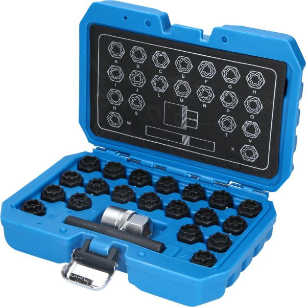 Brilliant Tools velgslotassortiment voor Audi, 22 stuks, BT691360