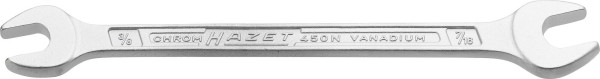 Hazet dubbele steeksleutel, buiten zeskant profiel, 3/8 x 7/16", 450NA-3/8X7/16VKH