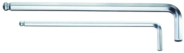 GEDORE haakse schroevendraaier voor binnenzeskantschroeven, extra lang, met kogelkop, 3 mm, 6370250