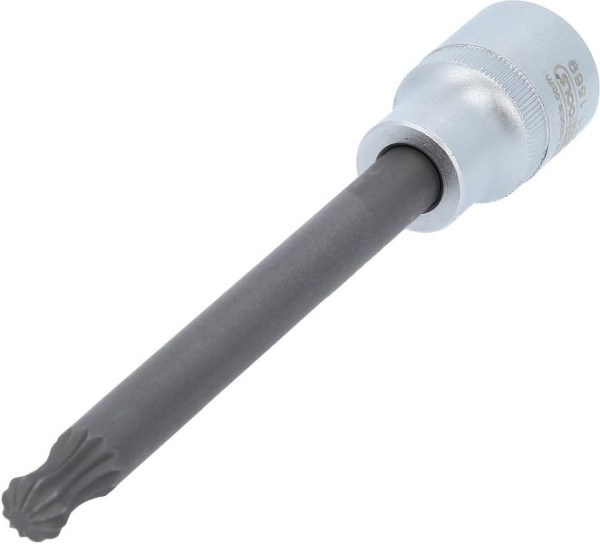 KS Tools 1/2" speciale bitdop voor meertandschroeven op het inlaatspruitstuk met kogelkop, 10 mm, 911.1569