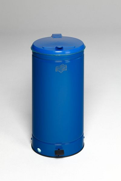 Grote afvalemmer VAR (GVA), 66 l, met voetpedaal, gentiaanblauw (RAL 5010), 2110