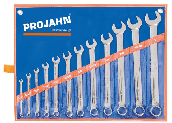 Projahn ringsteeksleutelset inch 12 stuks, 2580