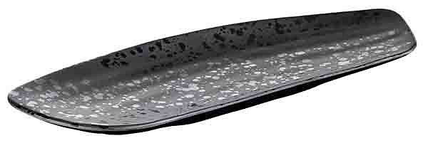 APS dienblad -GLAMOUR-, 30 x 11 cm, hoogte: 3 cm, melamine, zwart, 84379
