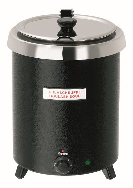 Bartscher soeppan Club, 8,5 l, zwart, 100067