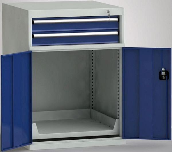 KLW machinezijkast 1000/1019 x 725 x 772 mm H x B x D, inbouwmaten: 825 mm, indeling: 36x36 stuks, MGC1000-03EP-TD-021