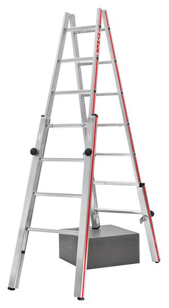 HYMER trapladder, 2x7 sporten, lengte 2,05 m, 412314