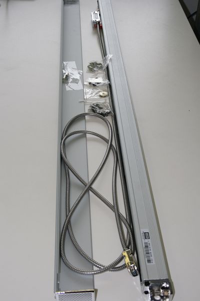 ELMAG glazen meetstok model KA 600/1100 voor digitale positieweergave SINOIP53 slag 1100 mm, inbouwlengte 1270 mm, 88841