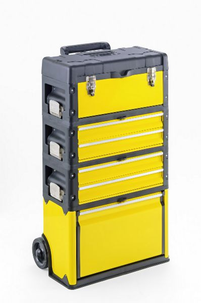 Metra Werkzeugtrolley, 4-fach 1k.2.2.1 gelb, 10510