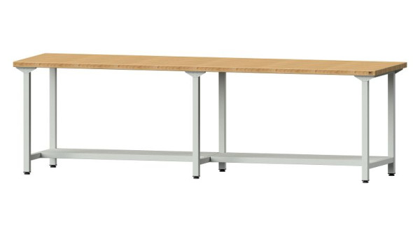 ANKE werkbanken werktafel, model 191, 2800 x 800 x 840 mm, RAL 7035, BMP 40 mm, 401.448