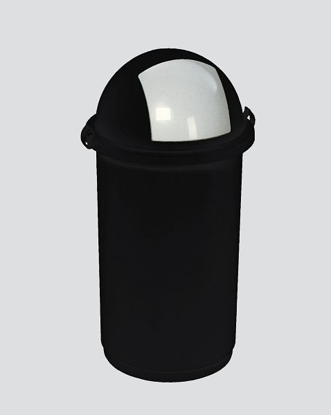 VAR kunststof afvalbak, grijs, 3560