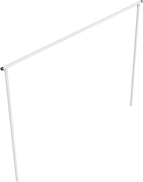 Schake tapijtklopper, kruisbuis 3500 mm, stalen buis Ø 48 mm, 419_4535