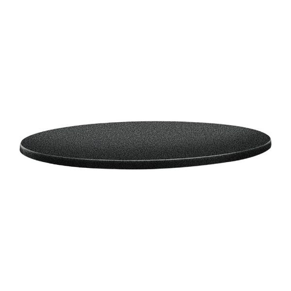 Topalit Classic Line rond tafelblad antraciet 70cm, DR896