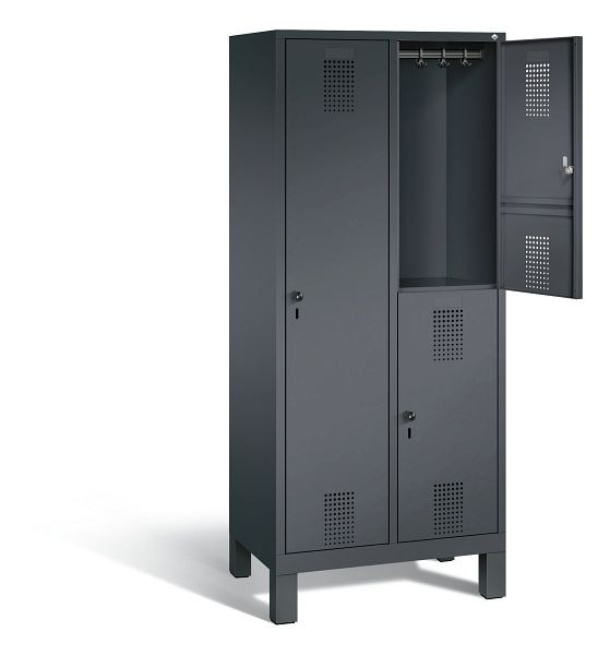 C+P cijferslot Evolo, H1850xW810xD500mm, kleur: zwart-grijs, 48610-22 S10019