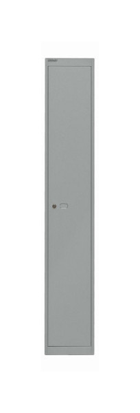 Bisley kledingkast office, 1 compartiment, 1 compartiment, zilver, CLK181355