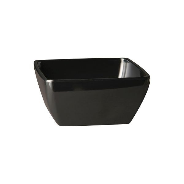 APS kom -FRIENDLY BOWL-, 12,5 x 12,5 x 6,5 cm, PET, zwart, 0,4 liter, 79003