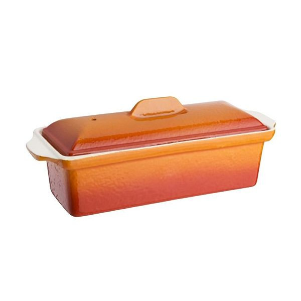 Vogue terrinevorm gietijzer oranje 1.3L, W455