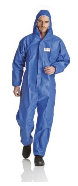 ProSafe 1 FR overall, kap, vlamvertragend, blauw, maat 2XL, PU: 50 stuks, PS1FR-2XL