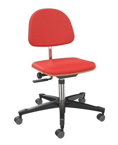 Dauphin werkstoel rood gestoffeerd, 266901