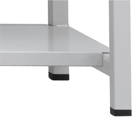 ANKE Werkbänke Ablageboden Tiefe 500 mm für Arbeitstisch 2800 mm; RAL 7035, 903.914