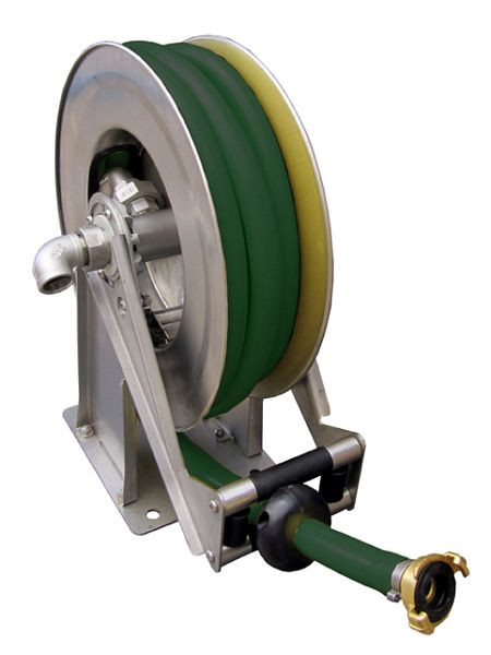 Ebinger slanghaspel OSM 250, max. 15bar/90 °C, 5m - 3/4" rubberen slang ET, 1.254.134
