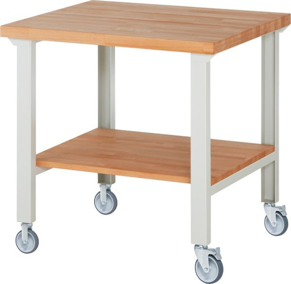 RAU verrijdbare werkbank 7000-7, 1000x900x1000mm, elk 2 bokwielen en zwenkwielen, 05-7000-7-109B4S22.12