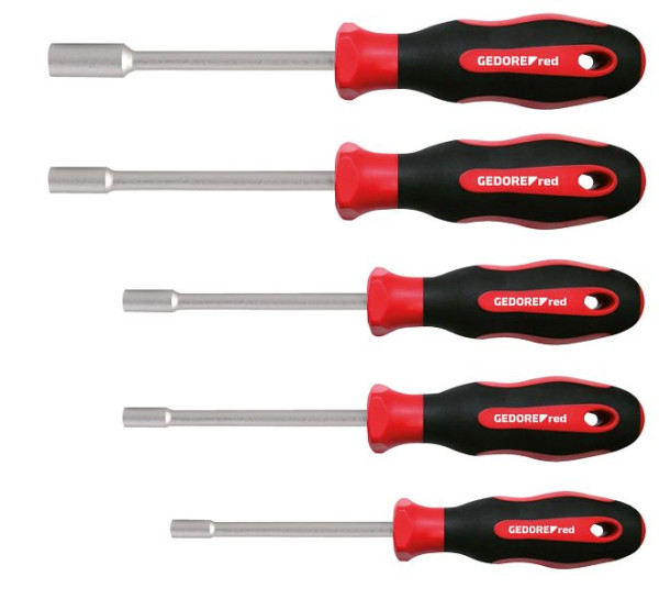 GEDORE rood 2K dopsleutelset SW 6-13 mm 5-delig, 3300033