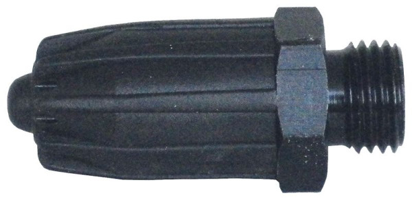ELMAG veiligheids- en geluidsdempend mondstuk 'blowstar' kunststof, AG M12x1,25 voor blaaspistolen, 76 dB(A) bij 6 bar, 32535