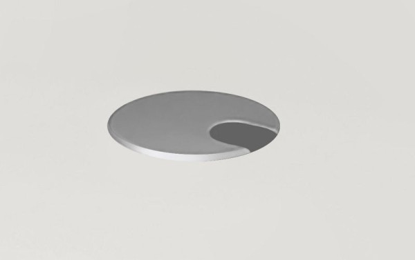 Kerkmann kabelaansluitdoos, rechts gemonteerd, Ø 60 mm, kleur: zilver, 11309614