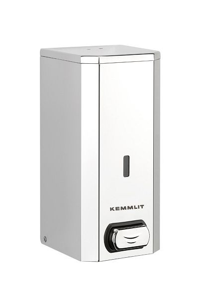 KEMMLIT zeep- en desinfectiemiddeldispenser Basic, handmatig, RVS, glanzend, 205.940