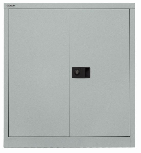 Bisley universele draaideurkast, 1 plank, 2 OH, zilver, E402A01355