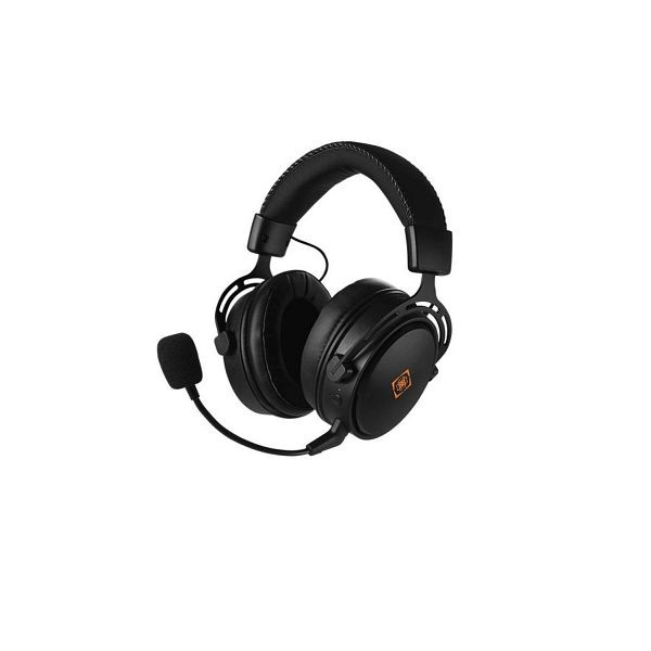 Deltaco DH410 draadloze gaming-headset hoofdtelefoon (verstelbaar, 3,5 mm kabel) GAM-109