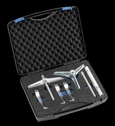 GEDORE trekkerset met 3 haken, met haakrem, 2224097