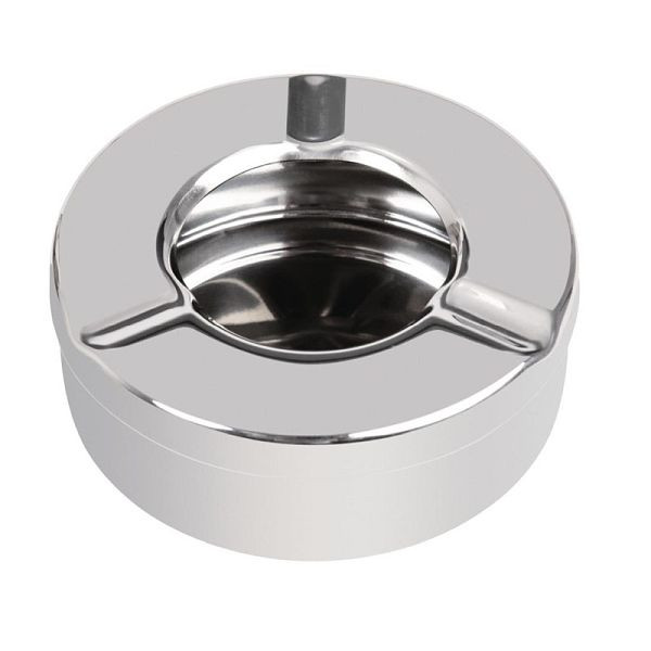 Olympia Kristallon windvaste asbak RVS, VE: 6 stuks, CM368