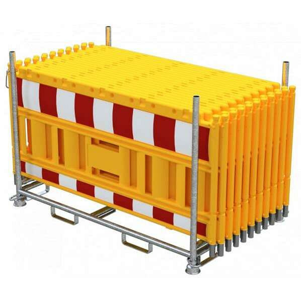 Schake slagboom SET type 32001 bestaande uit: 1x stapelpallet met 4 afneembare spijlen, 33420K2-G-32001-0