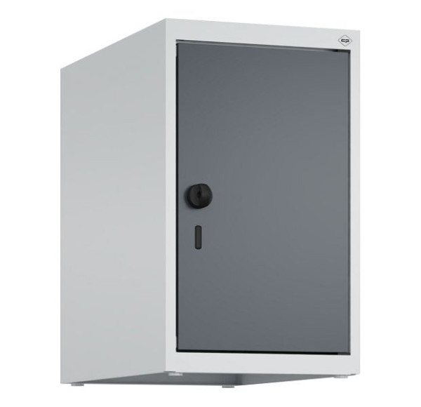 C+P kastopzet Classic PLUS, bovenkast, 7035/7016, veiligheidsdraaisluiting, 500x300x500mm, 1 vak, 080090-10 S10008