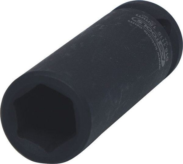 KS Tools 1/2" slagdop, zeskant, lang, 15 mm, 515.1115
