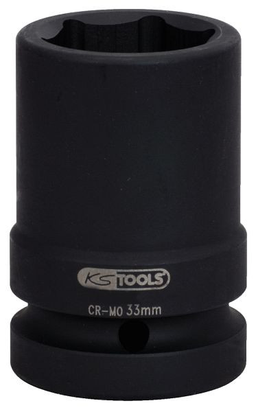 KS Tools 1" slagdop, zeskant, middellang, 24 mm, 515.2124