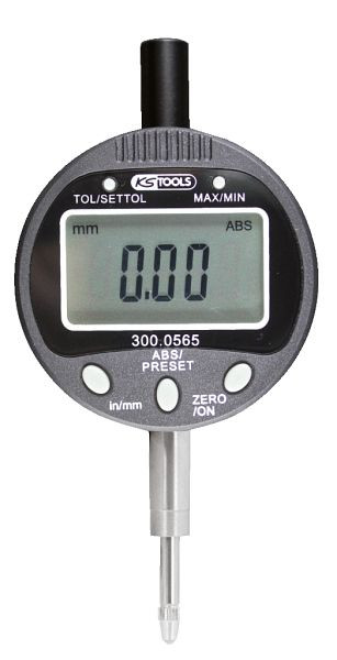 KS Tools digitale precisie meetklok 0-10mm, 300.0565