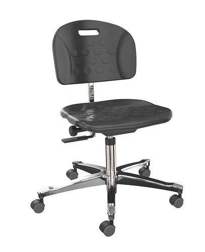 Dauphin werkstoel PU, aluminium onderstel, 266906