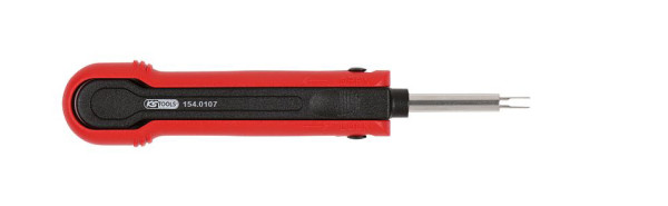 KS Tools ontgrendelingsgereedschap voor platte bussen 1,5 mm (AMP Tyco MCP), 154.0107
