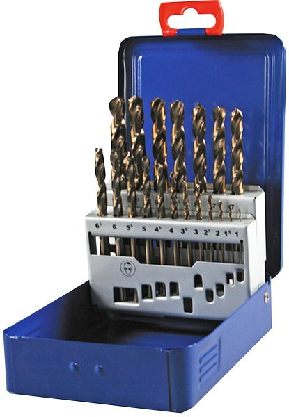 SW-Stahl spiraalborenset, HSS-E Co5, 1-13 mm, 25-delig, 80625L