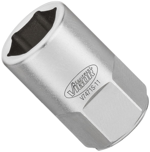 VIGOR dopsleutel, kort, 11 mm, V7471S-11