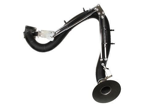 DENIOS ATEX afzuigarm met gegalvaniseerd frame, 4 m lang, met sproeierplaat, 248420