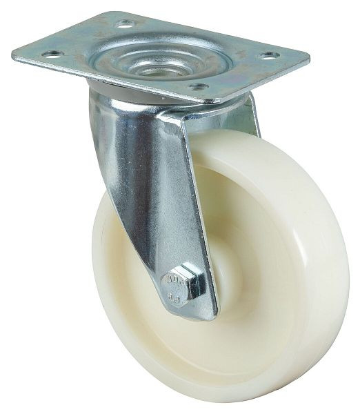 BS-rollen transportrol, wielbreedte 35 mm, wiel-Ø 125 mm, draagvermogen 200 kg, loopvlak/wiellichaam kunststof, rollager, LS400.B10.125