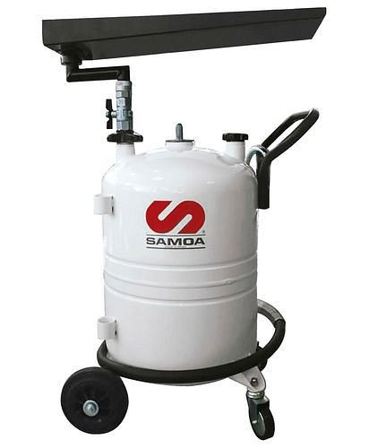 DENIOS mobiele afvalolie-inzamelaar, met rechthoekige opvangtrechter, 70 liter, 305378