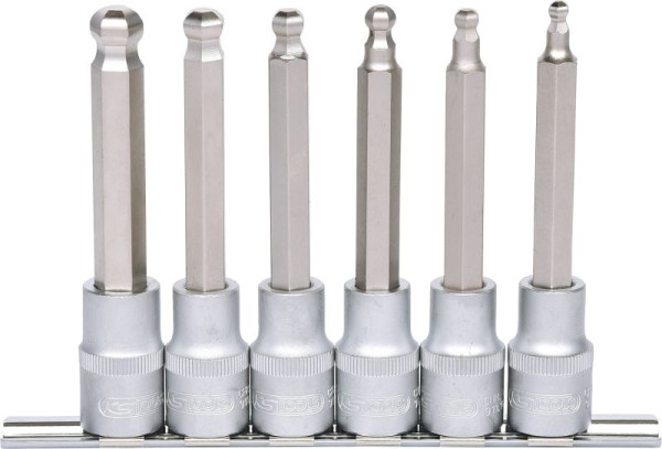 KS Tools 1/2" bitdoppenset, binnenzeskant, 6-delig, 911.1650