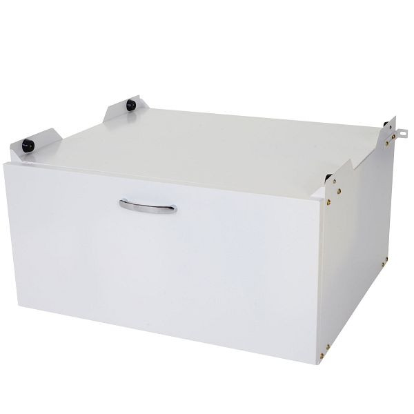 Mendler wasmachine onderkast HWC-E50, onderkast verhoging onderstel, lade 33x61x62cm wit, 62881