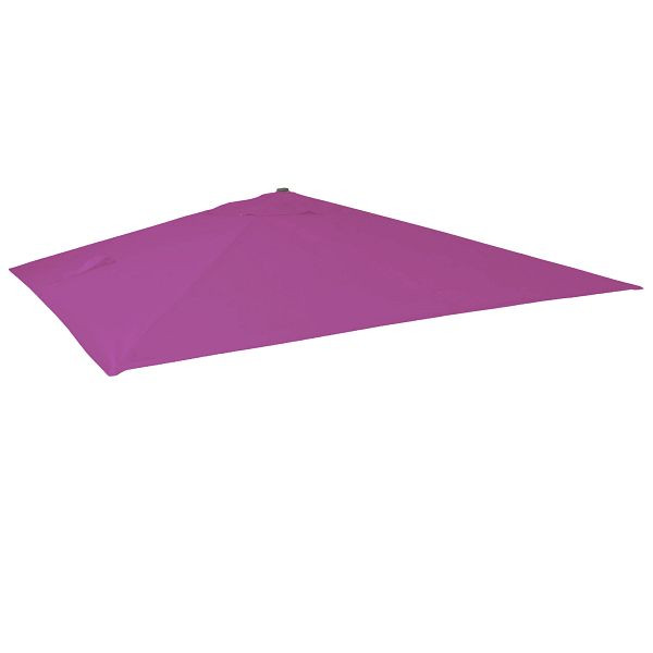 Mendler vervangende hoes voor luxe parasol HWC-A96, parasolhoes vervangende hoes, 3x4m (Ø5m) polyester 3,5kg, paars-violet, 76860