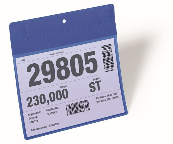 DURABLE neodymium magneettasje A5 liggend, donkerblauw, verpakking van 10, 174607